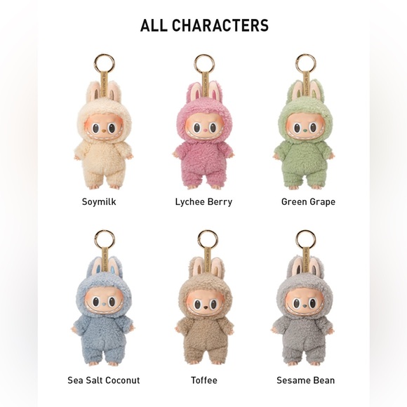 POPMART LABUBU The Monsters Exciting Macaron Plush Series - Toffee - Picture 5 of 6